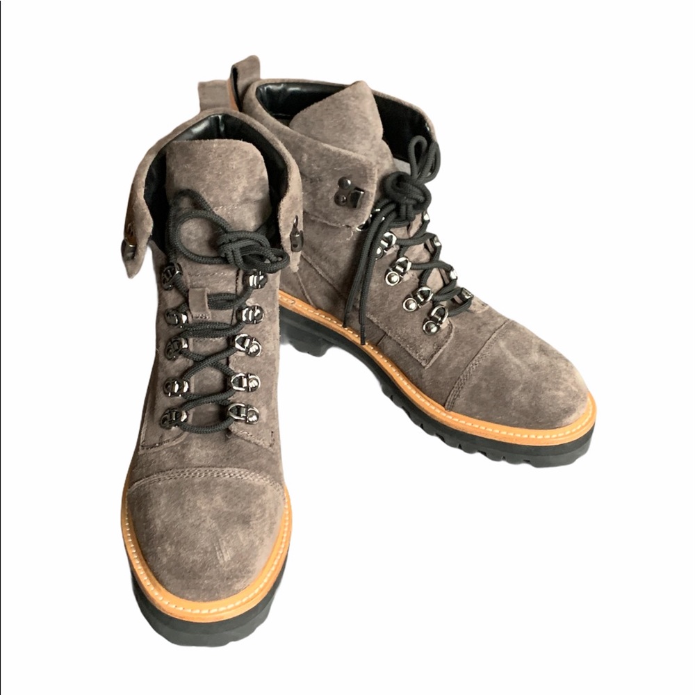 Marc Fisher Taupe suede Hiking boots